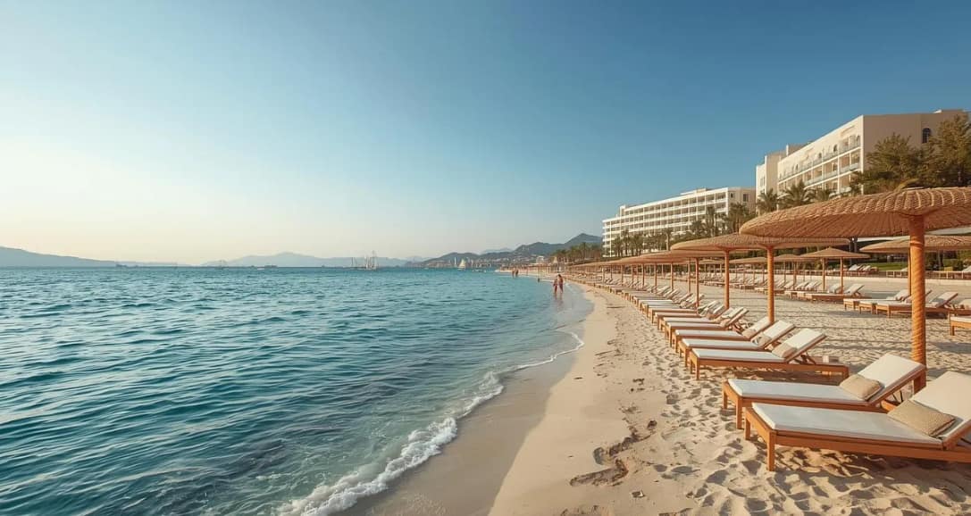 Adults Only Strandresort in der Türkei mit Privatstrand und türkisfarbenem Meer