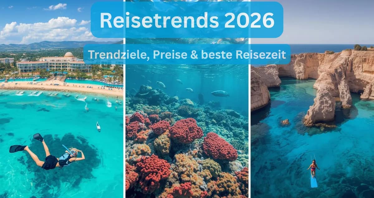 Reisetrends 2026 mit Strand in der Türkei, Ägypten und Mallorca im Vergleich