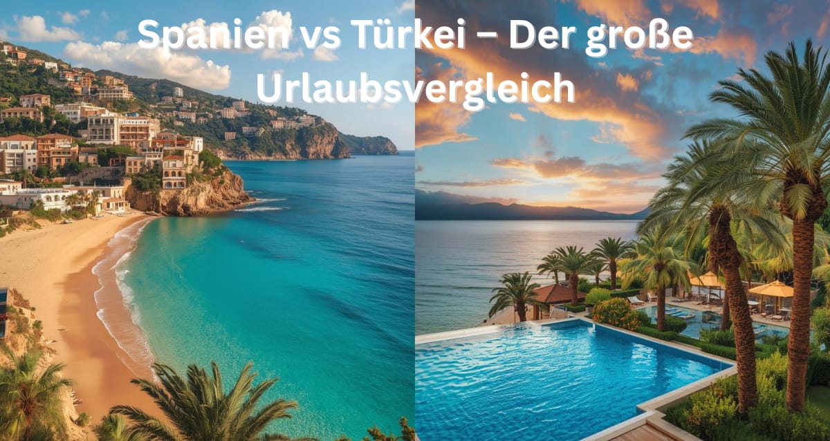 Spanien vs Türkei 2026 Vergleich – Strand, Hotels und Urlaubspreise im direkten Vergleich