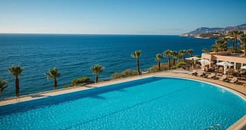 Erwachsenenhotel Spanien mit Infinity Pool direkt am Meer