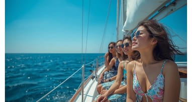 Bootstour auf dem Schwarzen Meer am Sonnenstrand Bulgarien