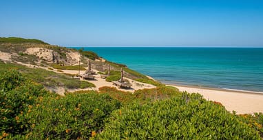 Naturstrand mit Dünen am Sonnenstrand Bulgarien