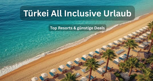strandurlaub-tuerkei-all-inclusive Strandurlaub Türkei All Inclusive Resort mit Sonnenschirmen