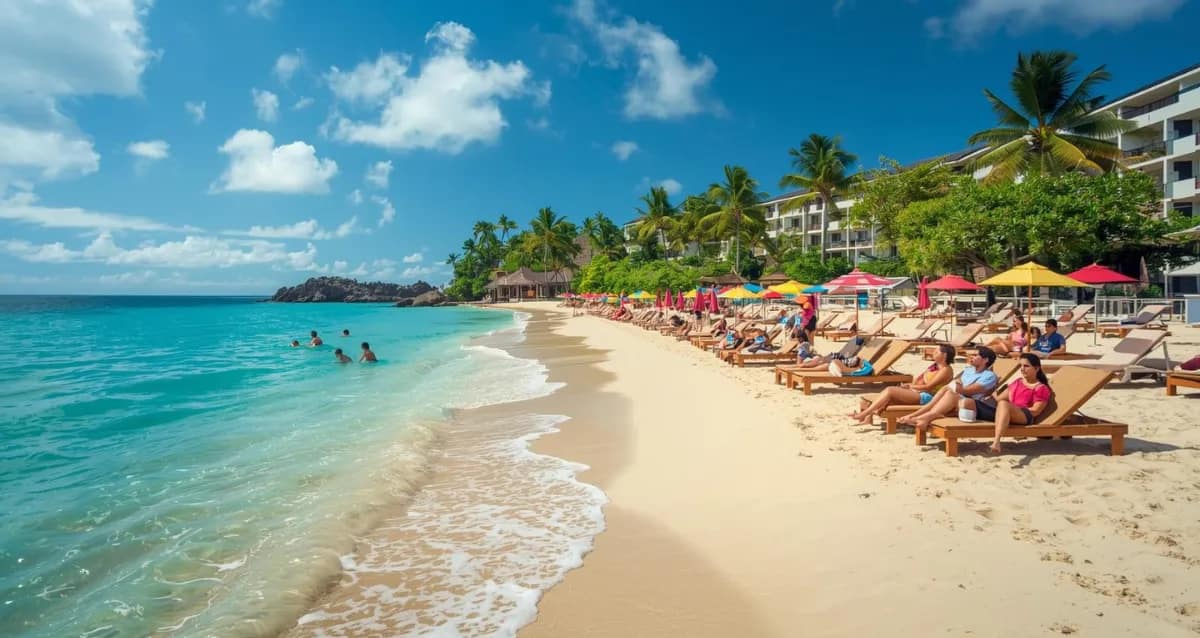 Billig Urlaub All Inclusive Strandresort mit Pool und Meerblick