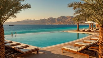 Sharm el Sheikh Luxusresort am Roten Meer – All Inclusive Urlaub Ägypten Luxusresort in Sharm el Sheikh mit Infinity-Pool und Blick auf das Rote Meer – perfekte Destination für All Inclusive Urlaub und Wintersonne in Ägypten.