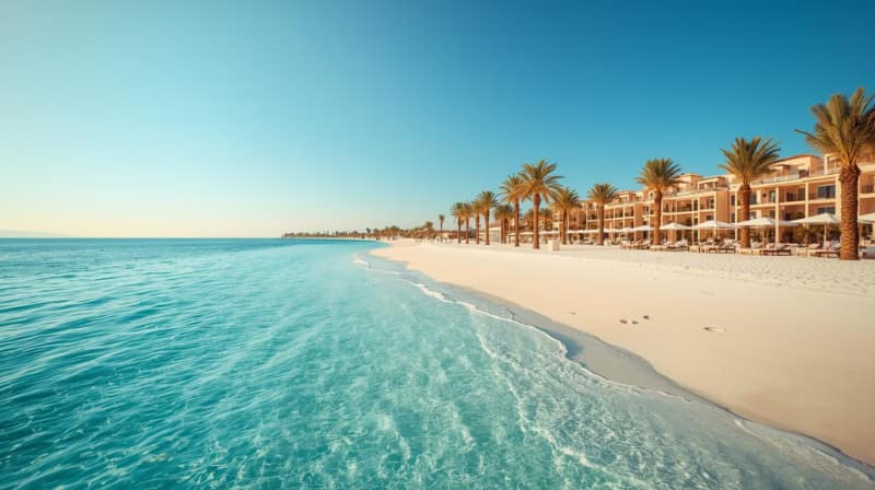 Taucher erkundet ein farbenprächtiges Korallenriff in Sharm el Sheikh im Roten Meer – klares Wasser, tropische Fische und ideales Reiseziel für Tauchurlaub in Ägypten.